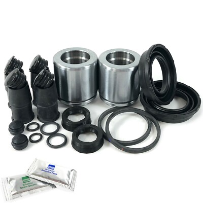 2x REAR BRAKE CALIPER REPAIR KIT PISTON FIT: JAGUAR XJ SERIES 2010- BCR1150BX2