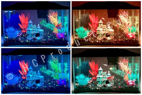 LED Aquarium Lights 20 Colors and Motion Options 14 inch Line Strip w/Remote - Picture 5 of 11