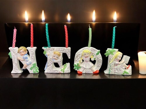 1950s TILSO Noel Ceramic Figurine Set, Japan MCM Christmas Seasonal Holiday, - Bild 2 von 9