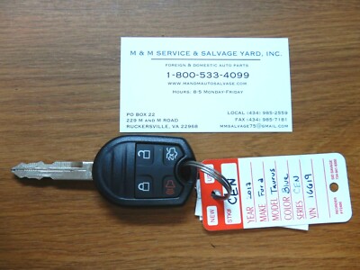 2017 Ford Taurus key keyless entry remote fob p/n BT4T-15K601-DB