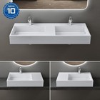 Mineralguss Waschbecken Hängewaschbecken Waschtisch Gussmarmor Colossum12