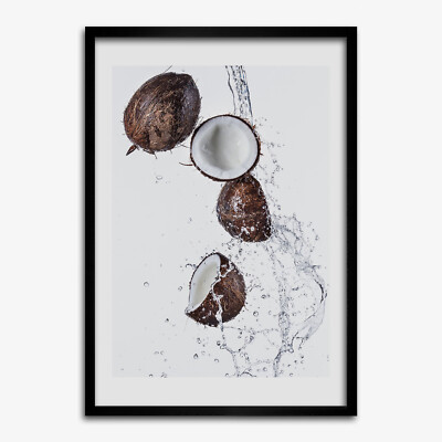 Tulup Foto auf MDF Wanddekoration Kunst Wohnzimmer 70x100cm Kokosnuss