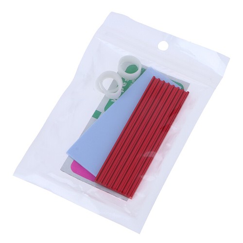 Aluminum cooling heatsink thermal pad for n80 nvme m.2 ngff 2280 pci-e ssd New - Afbeelding 16 van 18