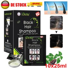 10Pcs DEXE Black Hair Shampoo in 5 Minuten Schwarze Haare Dye f&uuml;r Frauen M&auml;nner