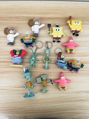 SpongeBob SquarePants Figures Toys & Keyrings Nickelodeon Patrick Squidward