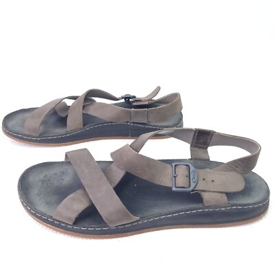 Chaco Wayfarer Tornado Women Size 11 Leather Sandals Strappy Flats Buckle Shoes 
