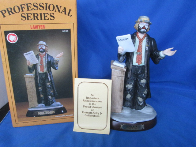 EMMETT KELLY JR.　エメット ケリー JR.　道化師人形 EMMETT KELLY Jr.~ Clown Figurine Collection ~ Flambro - Etsy