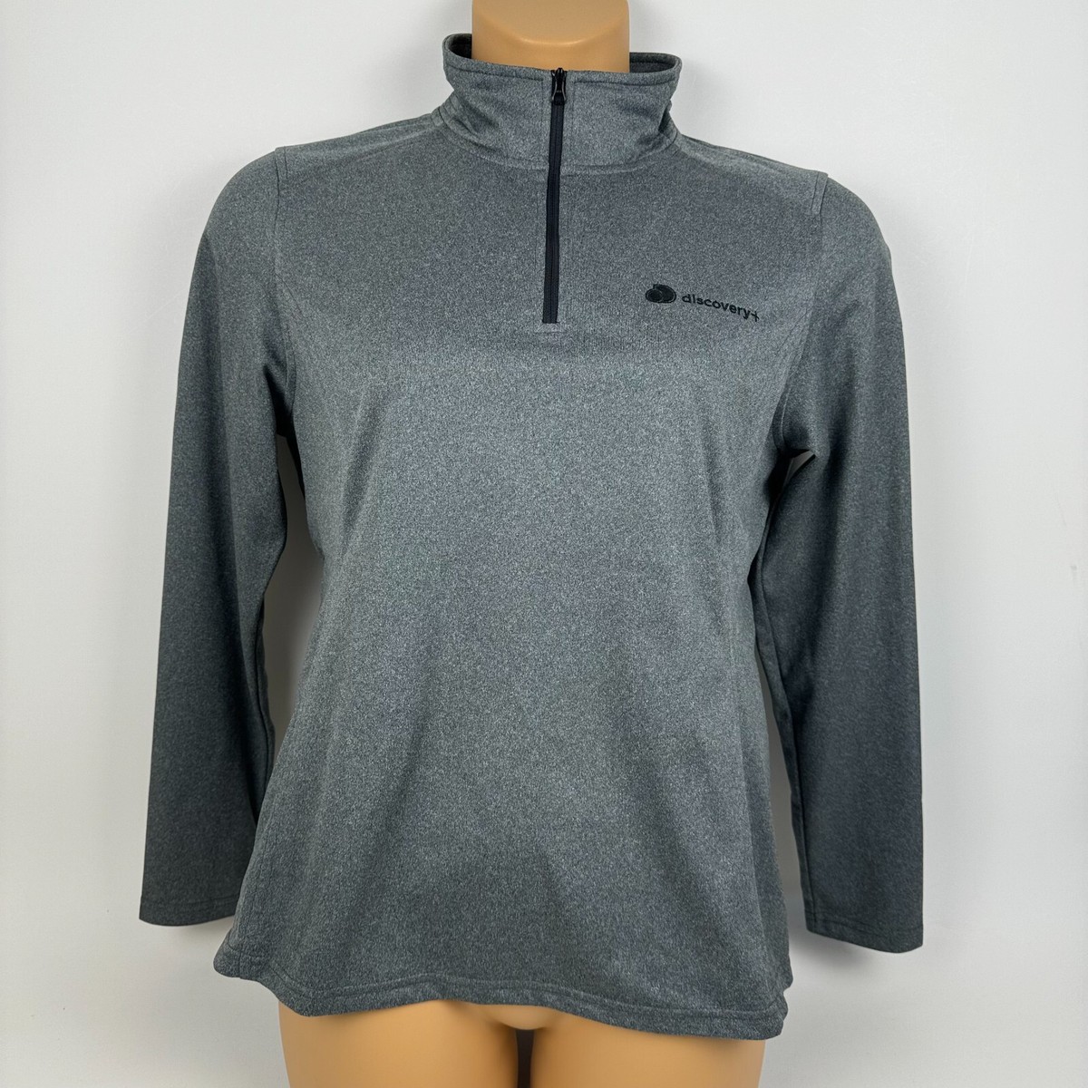 The North Face 1/4 Zip Tech Fleece Pullover Gray NF0A3LHC Womens