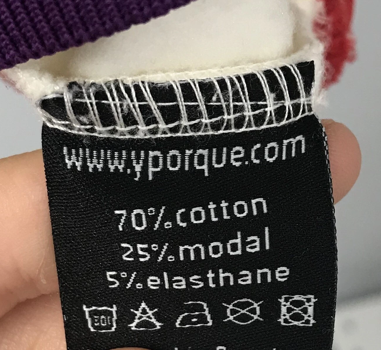 OFF WHITE Felpa ragazza Yperché bianco sporco con finiture arcobaleno inspire the world taglia 14y