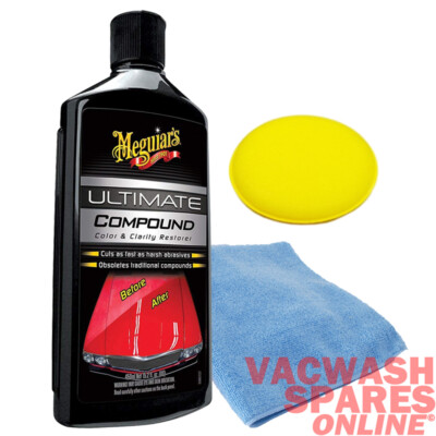 MEGUIARS ULTIMATE COMPOUND SET - SCHNELL SCHNEIDEN - ENTFERNT WIRBEL - BELEBT LACK