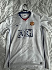 RARE Manchester United 2008-09 Away Authentic Jersey RONALDO #7 Nike Men’s Sz L