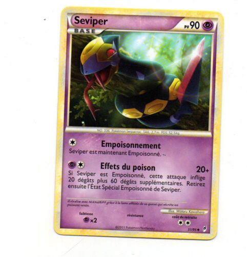 Pokémon N°51/95 - Seviper - PV90 (A659) - Foto 1 di 1