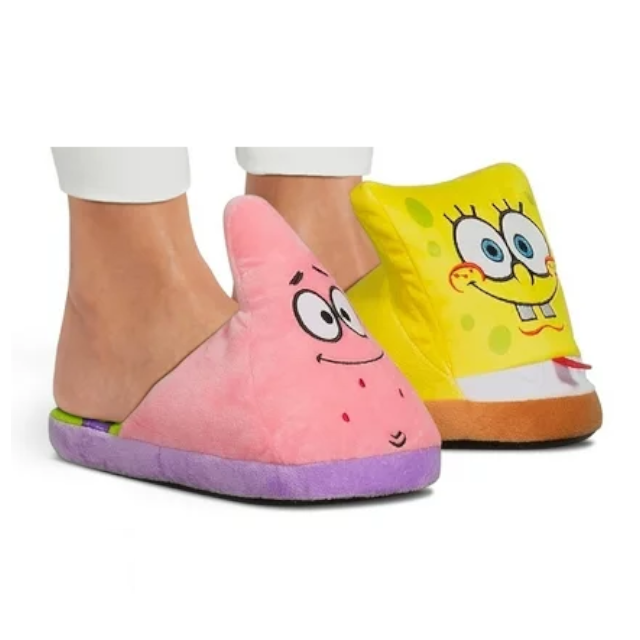 SpongeBob Patrick Pantoletten - Flauschige Hausschuhe Für Erwachsene Unisex