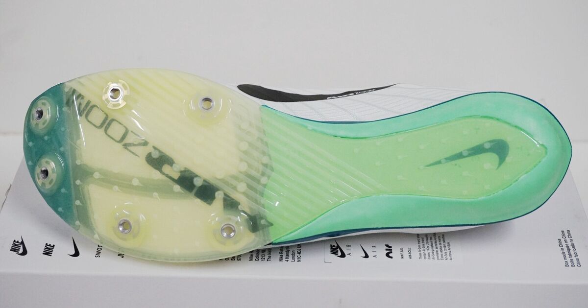 Nike Air Zoom Maxfly 2 Racing Spikes Track & Field White Nike Air Zoom Maxfly 2 Racing Spikes Track & Field White