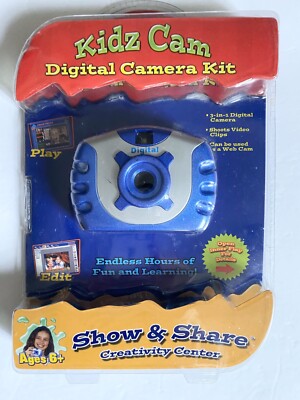 New Kidz Cam Digital Camera Kit Show & Share w/ Snapkids Photo Project Software