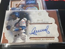 ARISMENDY ALCANTARA 2015 TOPPS SUPREME AUTO #20/25 MADE CUBS!!