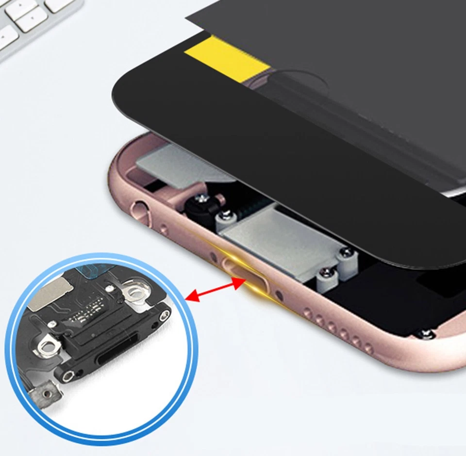 CONNECTEUR DE CHARGE IPHONE 8/X/XS/XR/11/12/13/14/15/16/PRO/MAX + JOINT OUTILS - Photo 2/2