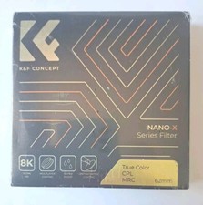 K&F CONCEPT -  Filter UV 62mm Nano-X MRC HD Super Mince Multi-Couches