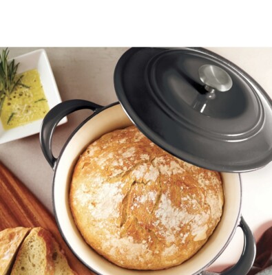 Tramontina, Enameled Cast Iron 7-Quart Covered Round Dutch Oven (Choose Color)