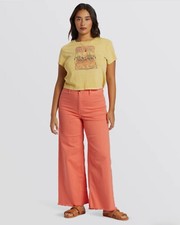 Billabong Free Fall High-Waist Pants 31 Papaya
