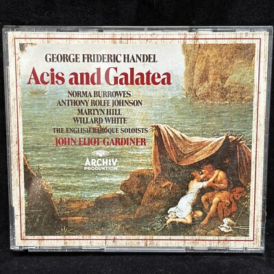 HANDEL Acis and Galatea - John Eliot Gardiner - ARCHIV SOLID SILVER 2CD germany