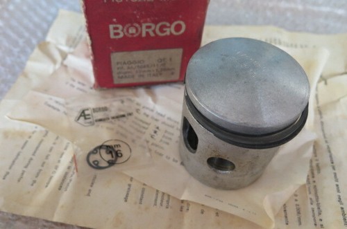 VESPA 180 SS180 SS 180 VSC PISTON RING 63.2 SIZE BORGO SET NOS ITALY - Picture 4 of 6