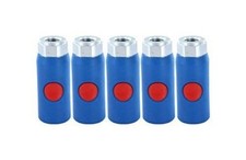 Prevost URC061201 Safety Coupler 1/4 in. Truflate Style Inflator 5 PACK