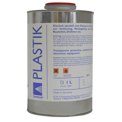 PLASTIK 1000ml Cramolin 120841 Isolierlack Schutzlack Klarlack Versiegelung