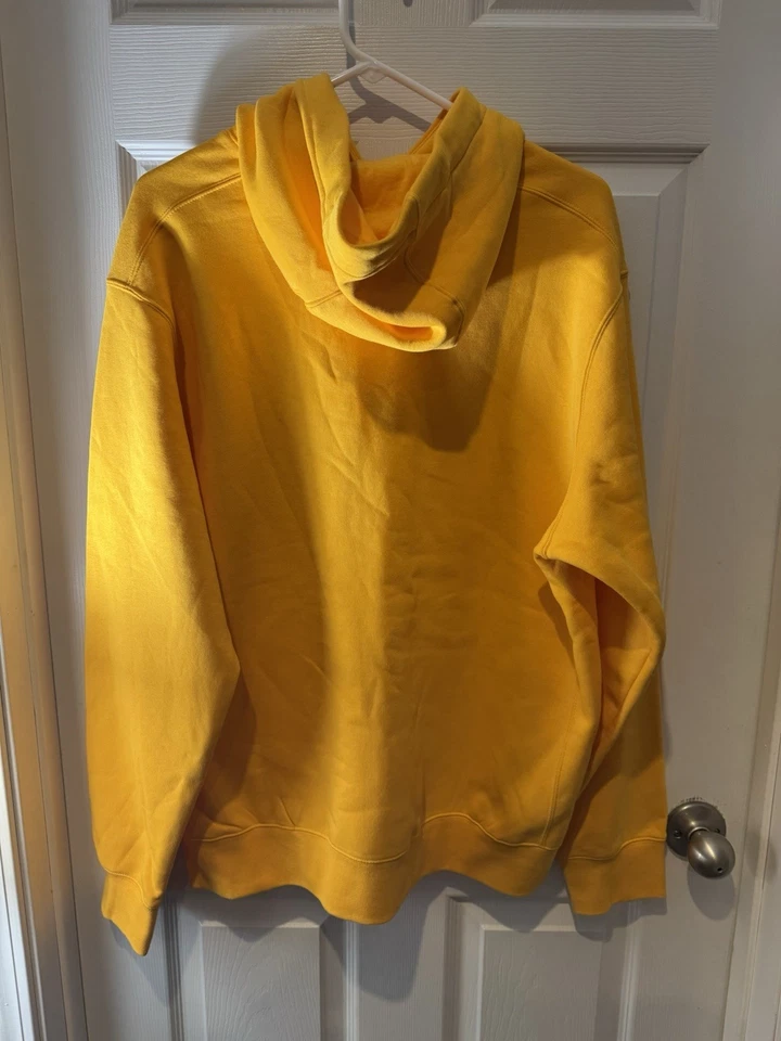 Sudadera con capucha pulóver polar Nike Gold Iowa Hawkeyes Primetime Club para hombre Foto 2 de 3