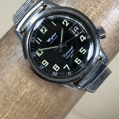 Vintage Wyler Incaflex Dynawind Men Military Heavy Duty 660 35mm