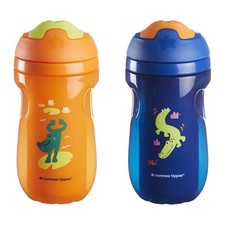 Insulated Toddler Sippy Cup 12m 9oz Spill-Proof Double Wall Base Free Pack