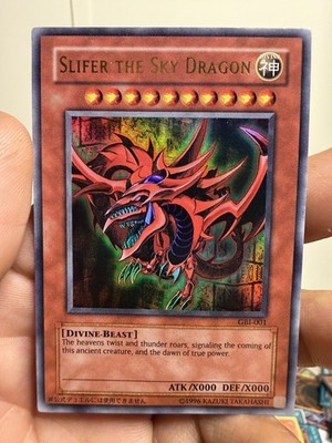 Yu-Gi-Oh! Slifer the Sky Dragon GBI-001 GBA Promo Card