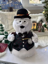 Plush Sam The Snowman From Rudolph The Red Nosed Reindeer 12”  Stuffins Brand