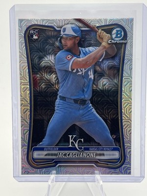 2026 Bowman Jac Caglianone #75 Mojo Refractor Kansas City Royals Rookie