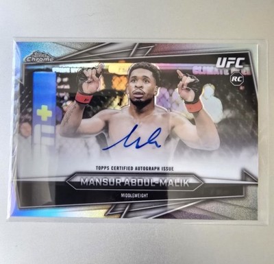 2026 Topps Chrome UFC Mansur Abdul-Malik refractor auto - (RC)