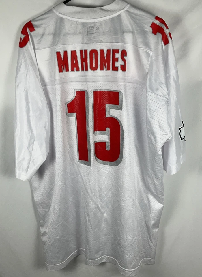 Camiseta deportiva Patrick Mahomes Kanas City Chiefs Fanatics NFL Super Bowl parche 2XL NUEVA SIN ETIQUETAS Foto 2 de 4