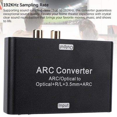 HD Multimedia Interface ARC Converter 192KHz DAC Digital to Analog Converter