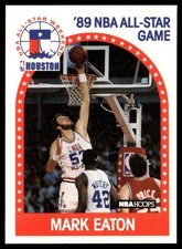 1989-90 Hoops All-Star Panels Perforated Mark Eaton Utah Jazz #174