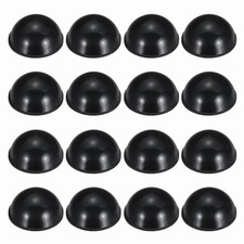 Rubber Speaker Isolation Feet,0.63" Black Anti-Vibration Base Pad, Pack of 16
