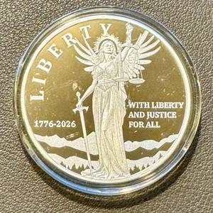 2026 Niue Winged Liberty 1oz Silver Proof-Like $2 Coin OGP Box COA 1776 Mintage