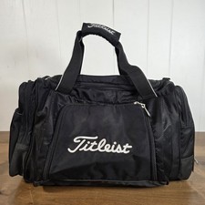 Titleist Duffle Bag Shoulder Strap Golf Travel Black Luggage Gym Carry On
