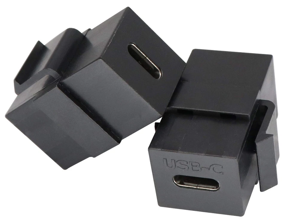 USB C Keystone Jack Adapter USB 3.1 Type-C Female to Female Keystone Insert S... - Image 4 of 4