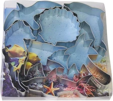 R&M International Seven Seas Ocean Cookie Cutters, Seagull, Angel Silver 