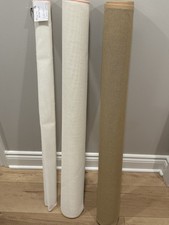 Zweigart Blank Needlepoint Canvas Lot- 2 13 Count Yards 1 16- Please Read