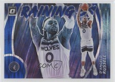 2020 Panini Donruss Optic Raining 3s Blue Pulsar Prizm D'Angelo Russell #16 n0c