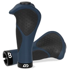 CyclingDeal Mountain Bike Grips Anti-Slip Ergonomic Bicycle Handlebar Grips