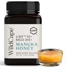 WildCape Manuka Honey Certified UMF 15+/MGO 514+ - 100% Pure, Raw, Unpasteuri...