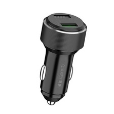 Dual Port Fast Car Charger, USB for Huawei/OPPO/OnePlus Super Fast Charging