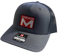Marmon Trucks Trucker Hat Richardson 112 Adjustable Charcoal Gray Wblack Mesh Marmon Trucks Trucker Hat Richardson 112 Adjustable Charcoal Gray Wblack Mesh
