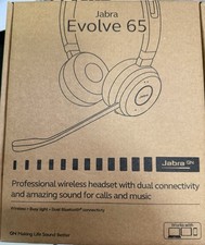 Cuffie Evolve Jabra 65 TE - Original, Teams Wireless Stereo - Bluetooth Usb